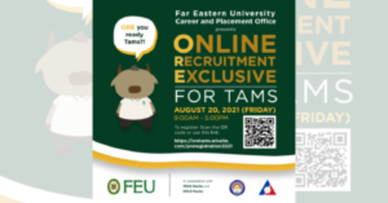 FEU opens exclusive virtual job fair for students