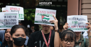 ‘US is behind that’: Progressive group relates Palestine genocide, PH disputes