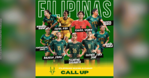 9 Lady Booters, kabilang sa nat’l team training camp sa Manila