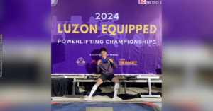 Tam powerlifter clinches podium finishes in PAP debut