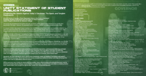 Several campus pubs unite to denounce press freedom violations