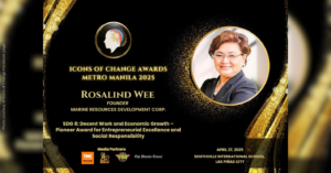 FEU alumna receives SDG 8 Pioneer Award at Icons of Change