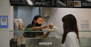 Behind the Serving Counter
