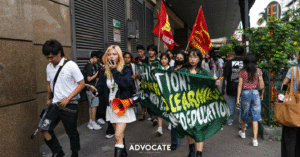 Tams condemn hybrid setup, new enrollment system in campus protest