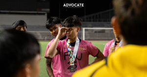 FEU crumbles in dying minutes, concedes football crown to UP 